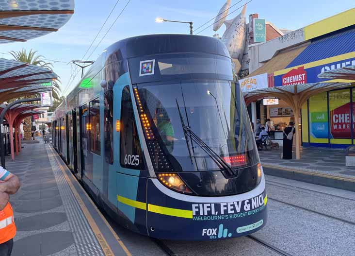 Yarra Trams Bombadier Flexity City 6025 Fox